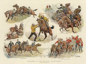 Sketches at the Military Tournament